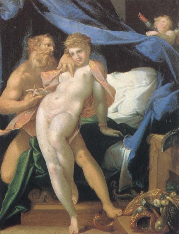Bartholomeus Spranger Vulcanus and Maia oil painting image